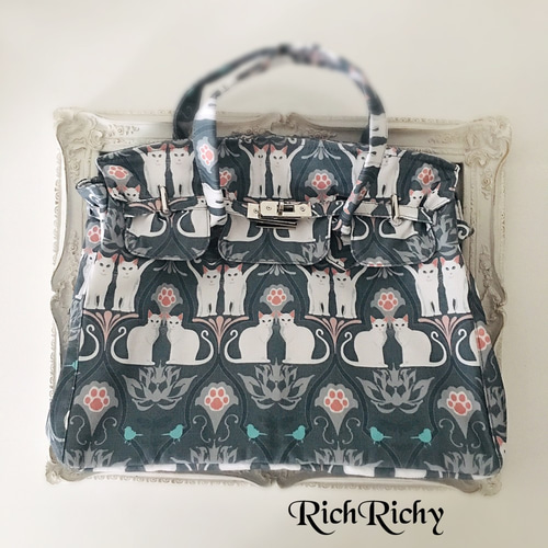 chico様 オーダーメイド New ワンアンドオンリーハンドバック ダマスク 