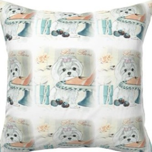 New 輸入生地 マルタ マルチーズ 犬柄 生地 生地 richrichy 通販