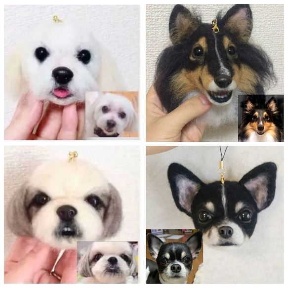 ご購入前メッセージお願い致します♡オーダーメイド顔ストラップ♡ 4枚目の画像