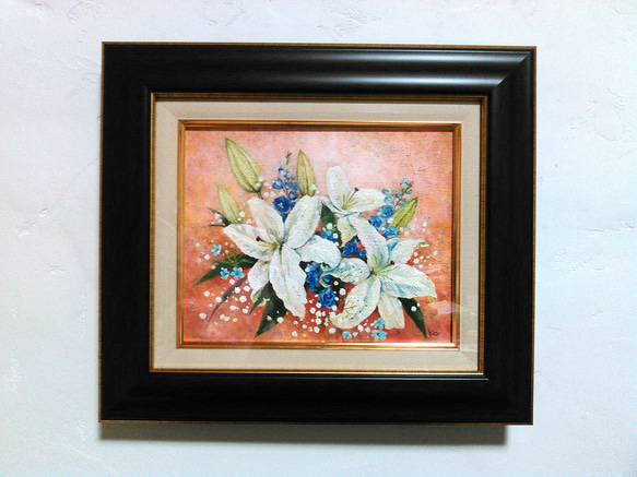 花束の油絵オーダー(原画) 絵画 kei 通販 7110371｜Creema(クリーマ)