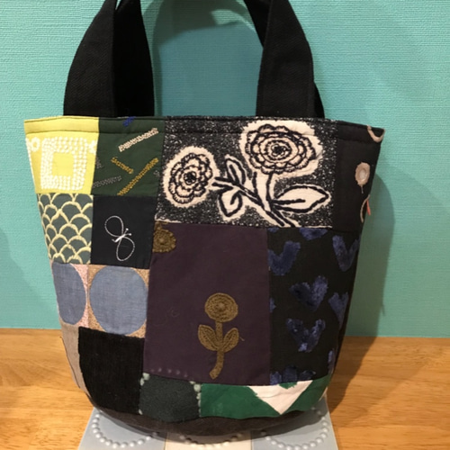 新作 choucho オレンジ ミックス トートバッグ バッグ ミナペルホネン