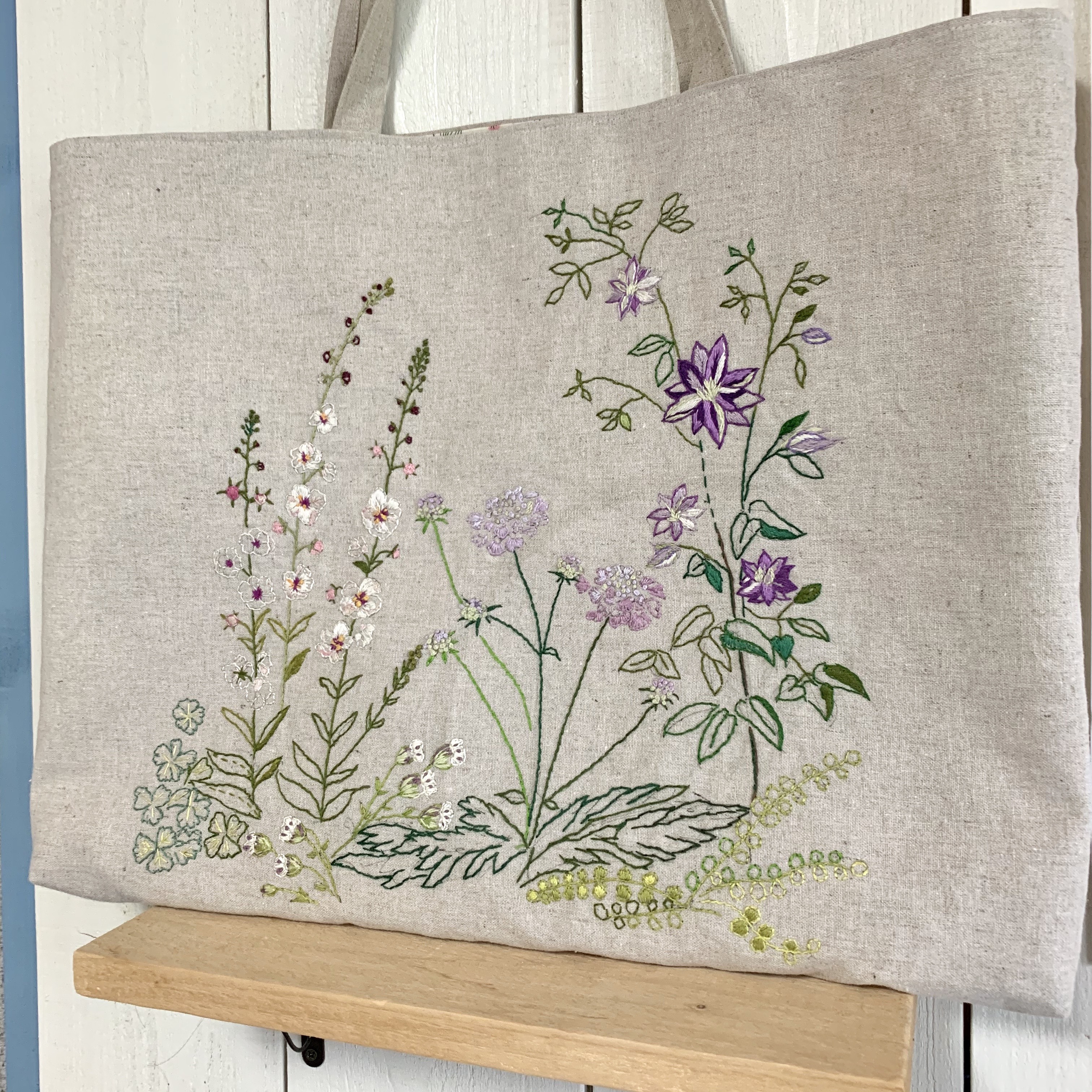 Amazon.co.jp: WADORN DIY キャンバストートバッグ刺繍キット