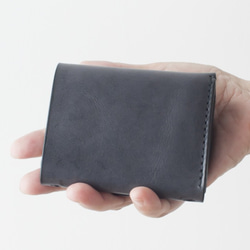BRIDLE 二つ折り財布 ／ ブラック※受注製作 6枚目の画像
