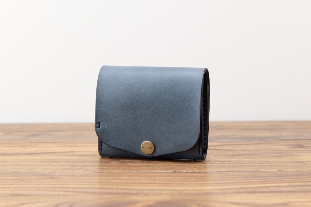 BRIDLE 二つ折り財布2 ／ ネイビー※受注製作