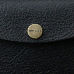 イタリア製牛革のコンパクトな長財布3 / ネイビー※受注製作 10枚目の画像