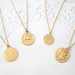 coin necklace H (gold plating)【受注生産】 5枚目の画像