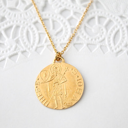 coin necklace K (gold plating) 【受注生産】 2枚目の画像