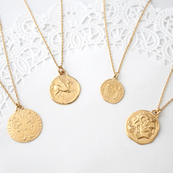 coin necklace K (gold plating) 【受注生産】 5枚目の画像