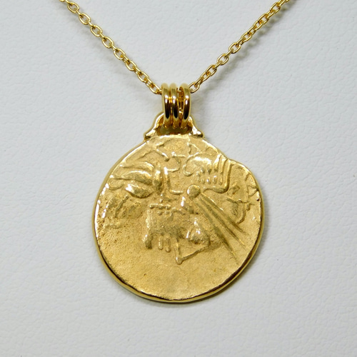 チャリオットのコインネックレス（両面タイプ・金色 or 銀色