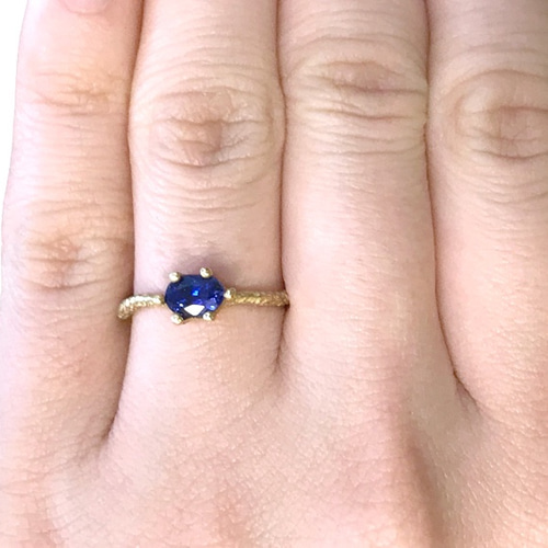 K18 Wave サファイアリング 指輪・リング Jewelry GALLICA 通販