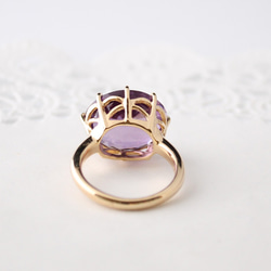 amethyst ring/ gold plating 3枚目の画像