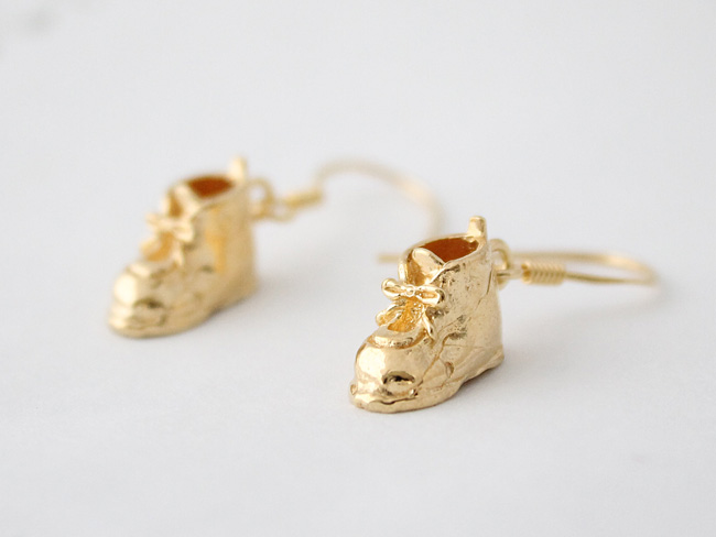boots pierce (gold plating) 【受注生産】