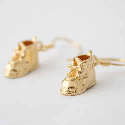 boots pierce (gold plating) 【受注生産】 1枚目の画像