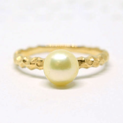 pearl ring (gold plating) 第1張的照片