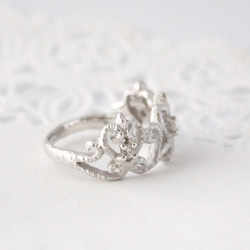 crown ring (rhodium plating) 第2張的照片