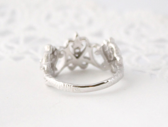 crown ring (rhodium plating) 第3張的照片