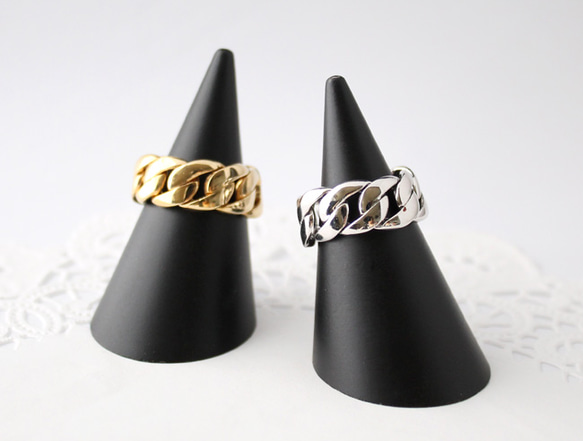 Chain ring (gold plating) 第2張的照片