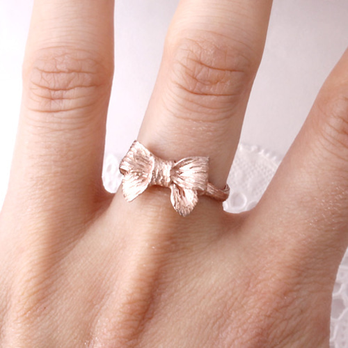 リボンリング（ピンクゴールド） 指輪・リング Jewelry GALLICA 通販