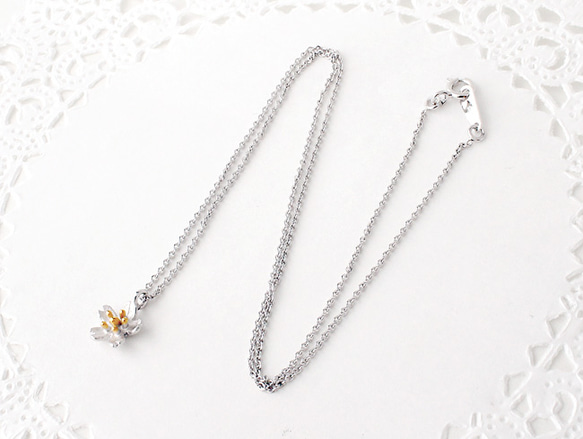 sakura necklace (rhodium＆gold plating) 第2張的照片