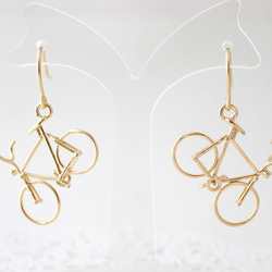 bicycle pierce (gold plating)【受注制作】 1枚目の画像