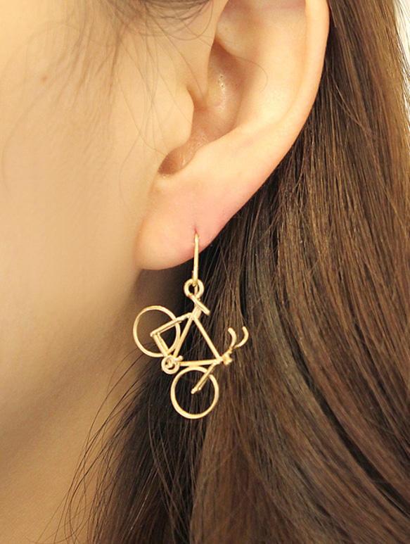 bicycle pierce (gold plating) 第3張的照片