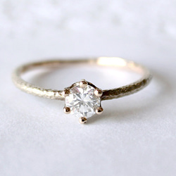 Diamond ring [0.395ct] (k10)（受注生産） 1枚目の画像