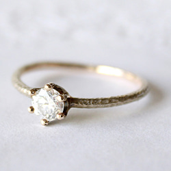 Diamond ring [0.395ct] (k10)（受注生産） 2枚目の画像