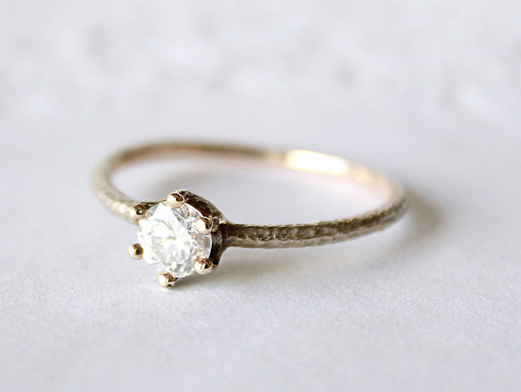 Diamond ring [0.395ct] (k10)（受注生産） 2枚目の画像