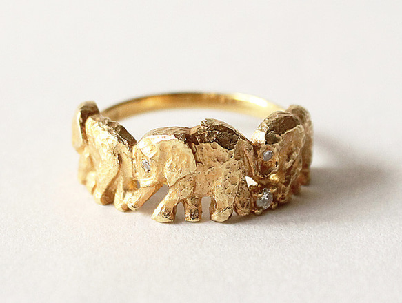 Elephant ring (gold plating) 第1張的照片