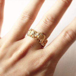 Elephant ring (gold plating) 第2張的照片