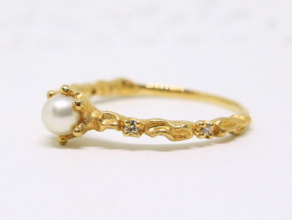 lace ＆ pearl ring 第2張的照片