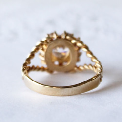 CZ ring 2 / gold plating【受注制作】 6枚目の画像