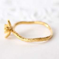 sakura ring  (gold plating) 第4張的照片