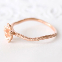 sakura ring  (pink gold plating) 第4張的照片