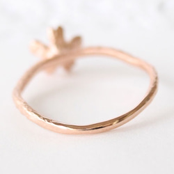 sakura ring  (pink gold plating) 第6張的照片