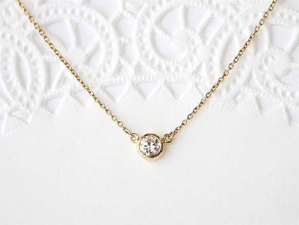 20% OFF・K18ダイヤネックレス [0.239ct] 【受注制作