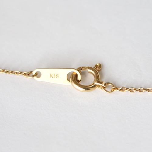 彩羽様 k18 ダイヤネックレス 昭和レトロ 彩羽様 k18 ダイヤネックレス