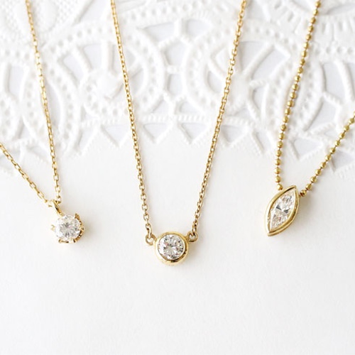 最終即決特価価格❣️k18 0.48ctダイア入りペンダントトップ ペンダントトップ K18 ダイヤ付 (Type-RC) 背面バチカン