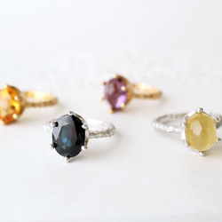 Sapphire crown ring  (rhodium plating) 5枚目の画像