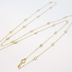 Station necklace / long (gold plating) 第2張的照片