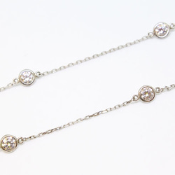 Station necklace  (rhodium plating) 2枚目の画像