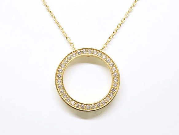 Eternity necklace  / gold plating 第1張的照片