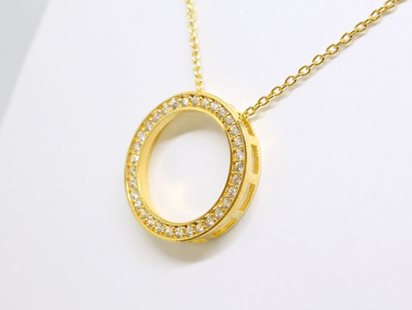 Eternity necklace  / gold plating 第2張的照片