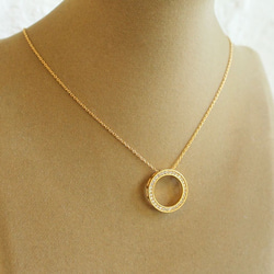 Eternity necklace  / gold plating 第4張的照片