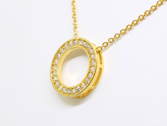 Eternity necklace S  / gold plating 2枚目の画像