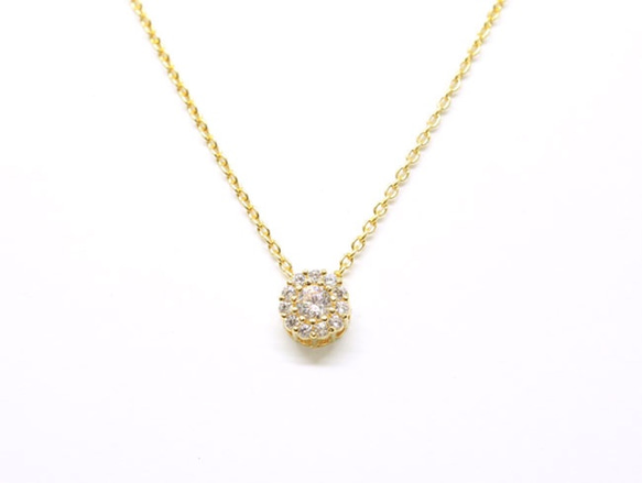 Entourage necklace  / gold plating 第1張的照片