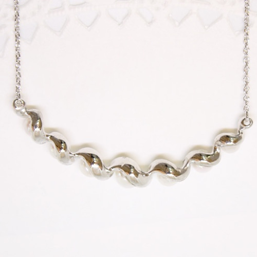 美品♡MAAYA♡グラデーションパール♡上品ネックレス MAAYA