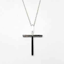 cross necklace  (rhodium plating) 3枚目の画像