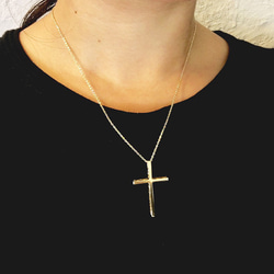 cross necklace  (rhodium plating) 4枚目の画像