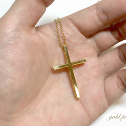 cross necklace  (rhodium plating) 6枚目の画像